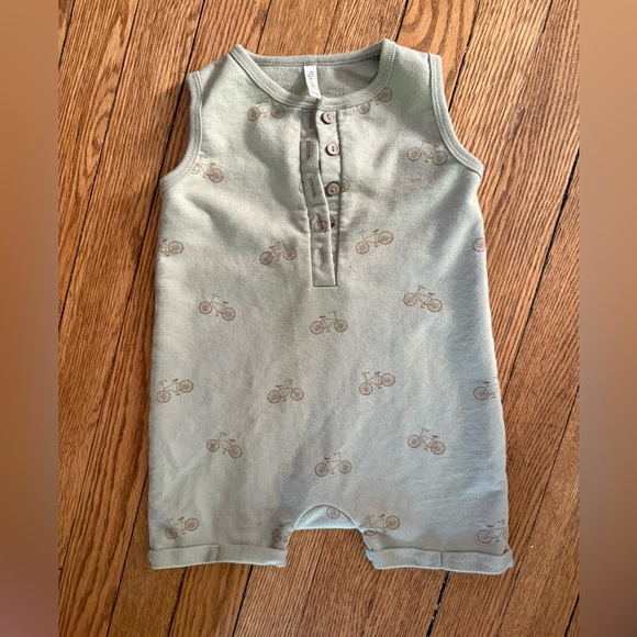 Rylee + Cru Bicycle Print Romper - Size 12-18 Months - Picture 1 of 2